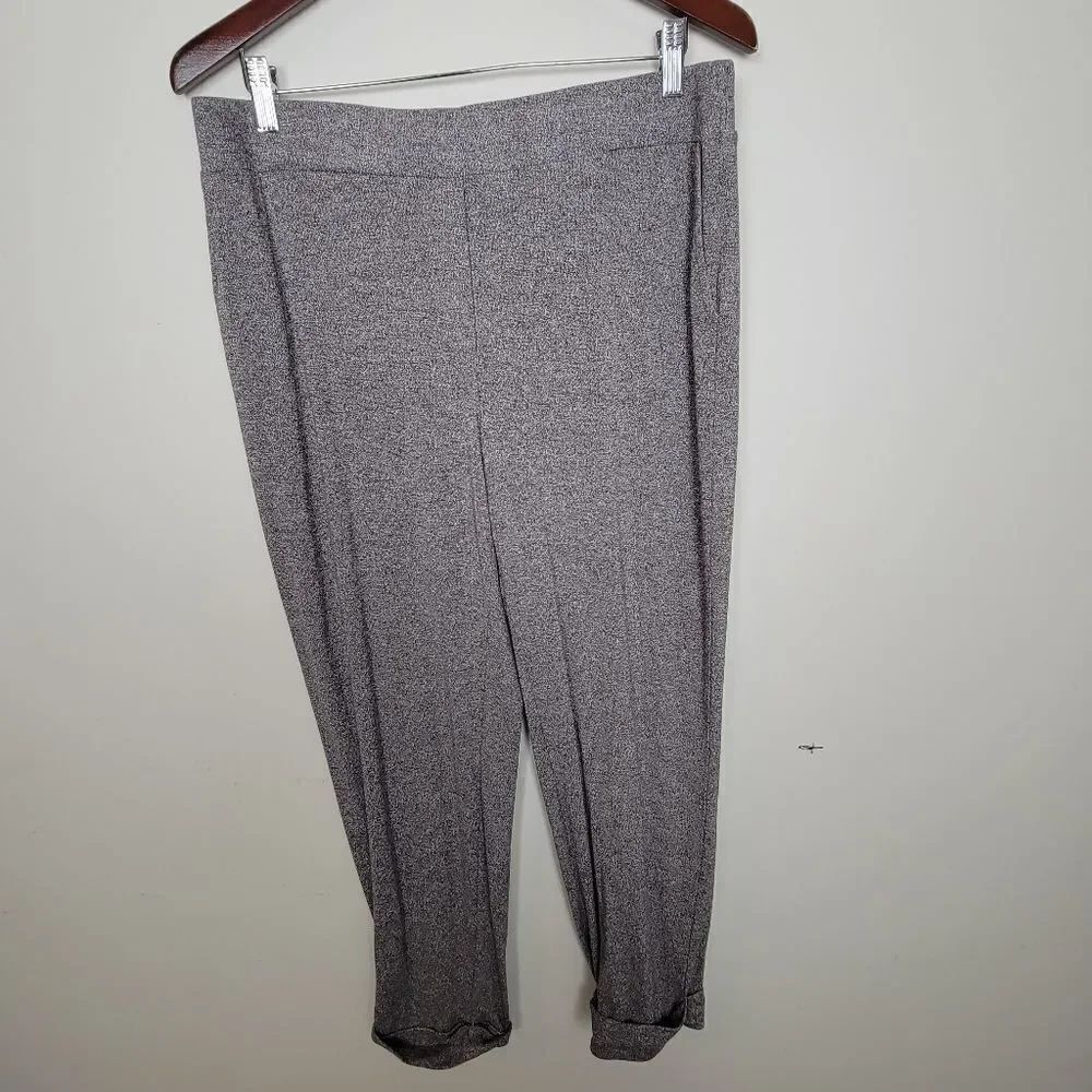 J Jill Wearever Collections Pull on Pants Rayon Jersey w/ Pockets Medium